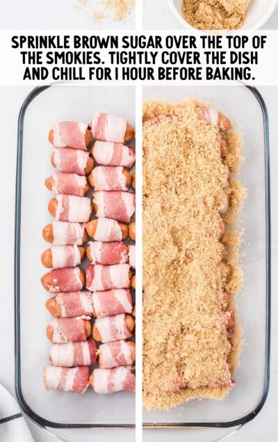 Bacon Wrapped Little Smokies with Brown Sugar - Spaceships and Laser Beams