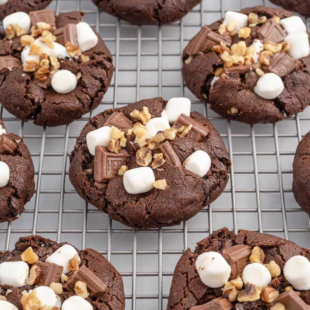 Rocky Road Cookies - Spaceships and Laser Beams