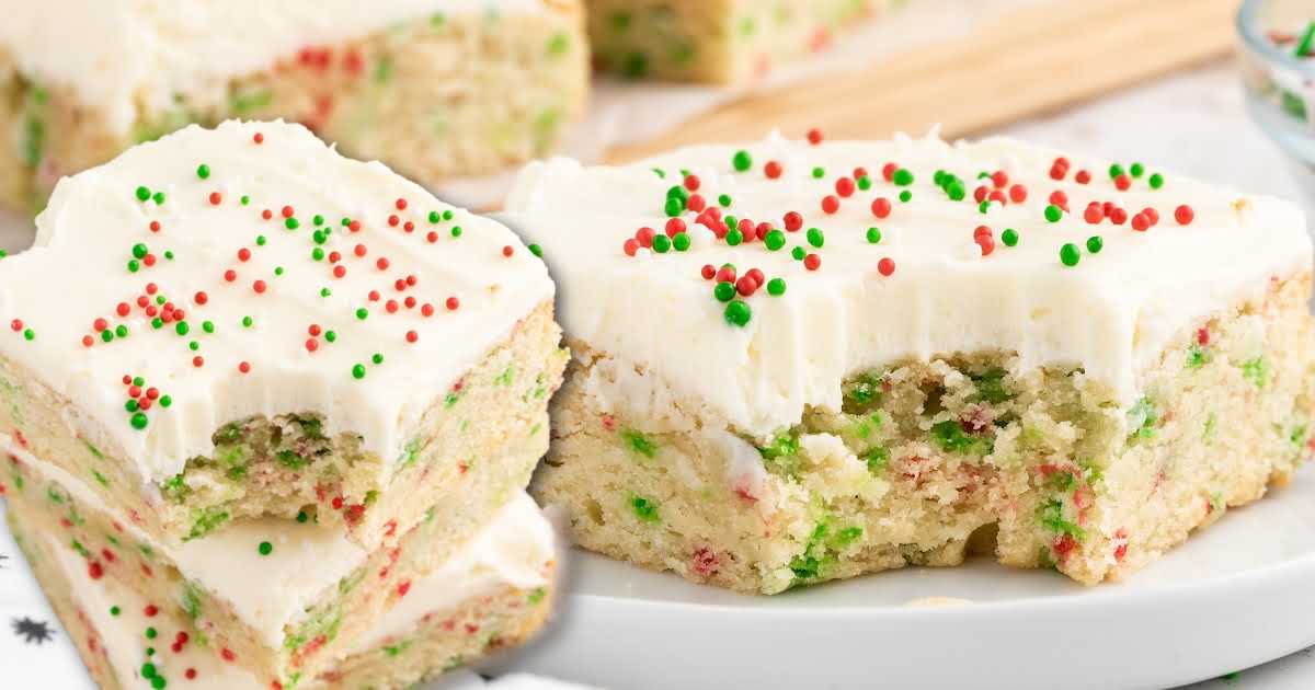 Sugar Cookie Bars ⋆ Real Housemoms