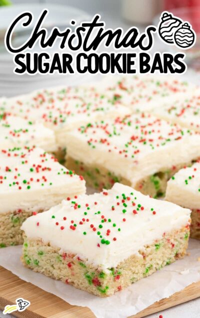 Christmas Sugar Cookie Bars - Spaceships and Laser Beams