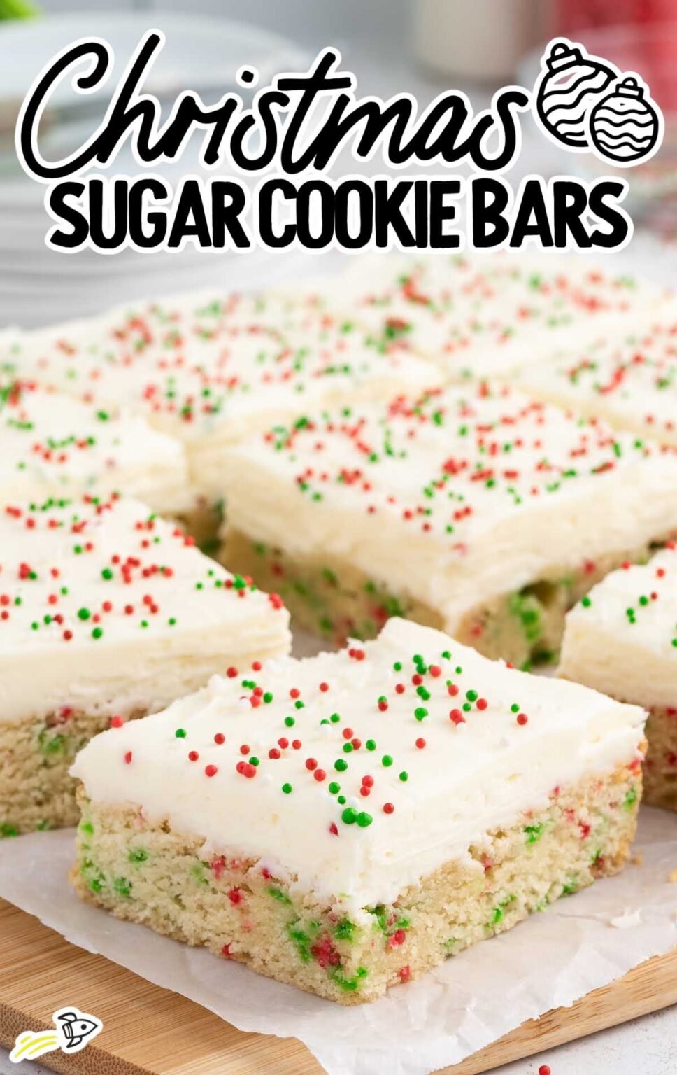 Christmas Sugar Cookie Bars Spaceships and Laser Beams