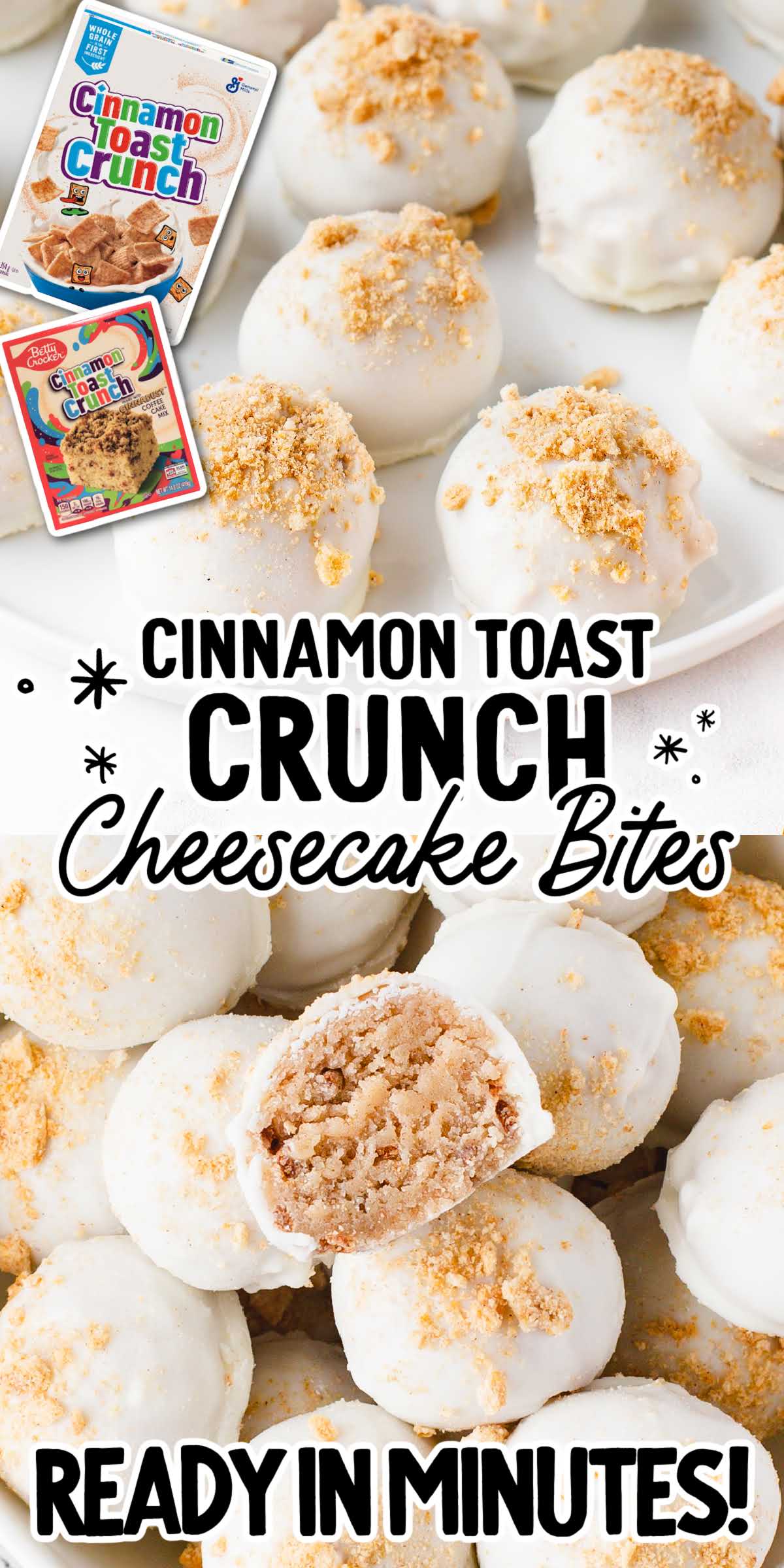 Cinnamon Toast Crunch Cheesecake Bites Spaceships and Laser Beams