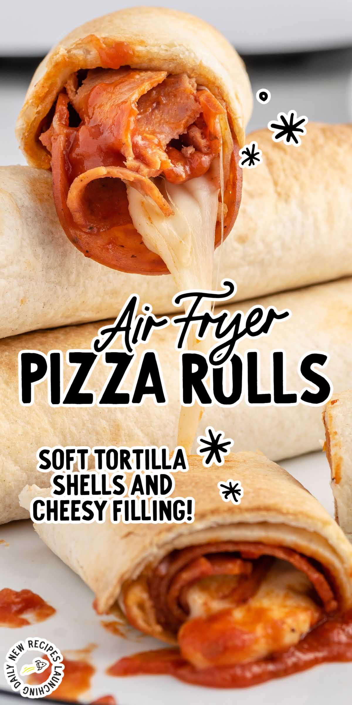 Air Fryer Pizza Rolls - Spaceships and Laser Beams