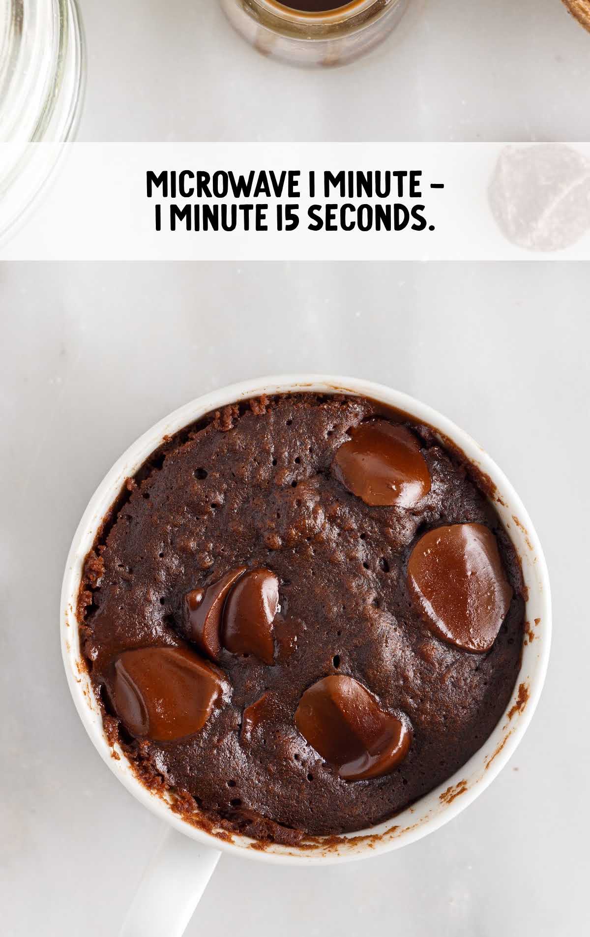 brownie in a mug microwaved