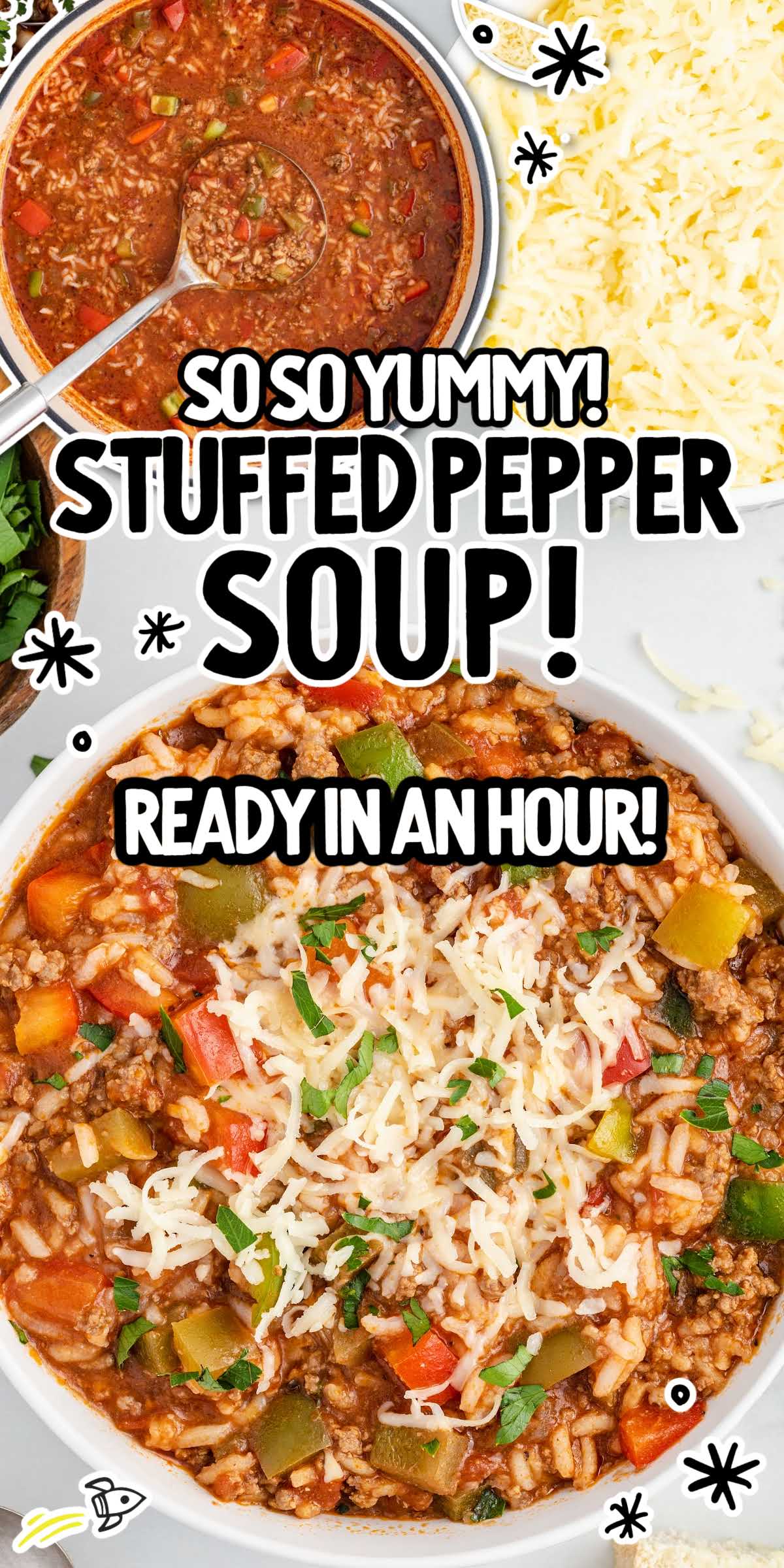 Stuffed Pepper Soup - Spaceships and Laser Beams