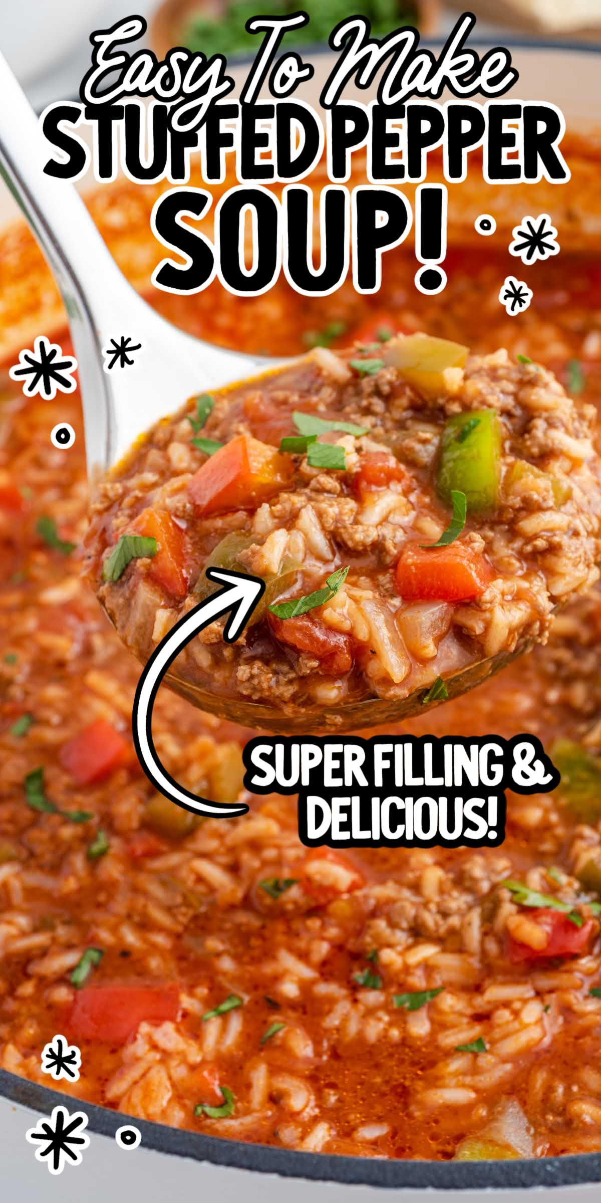 Stuffed Pepper Soup - Spaceships and Laser Beams