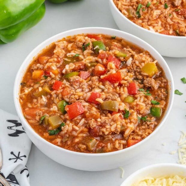Stuffed Pepper Soup - Spaceships and Laser Beams
