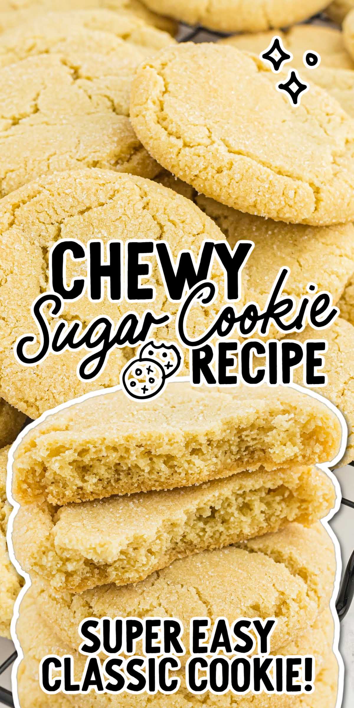 Chewy Sugar Cookie Recipe - Spaceships and Laser Beams