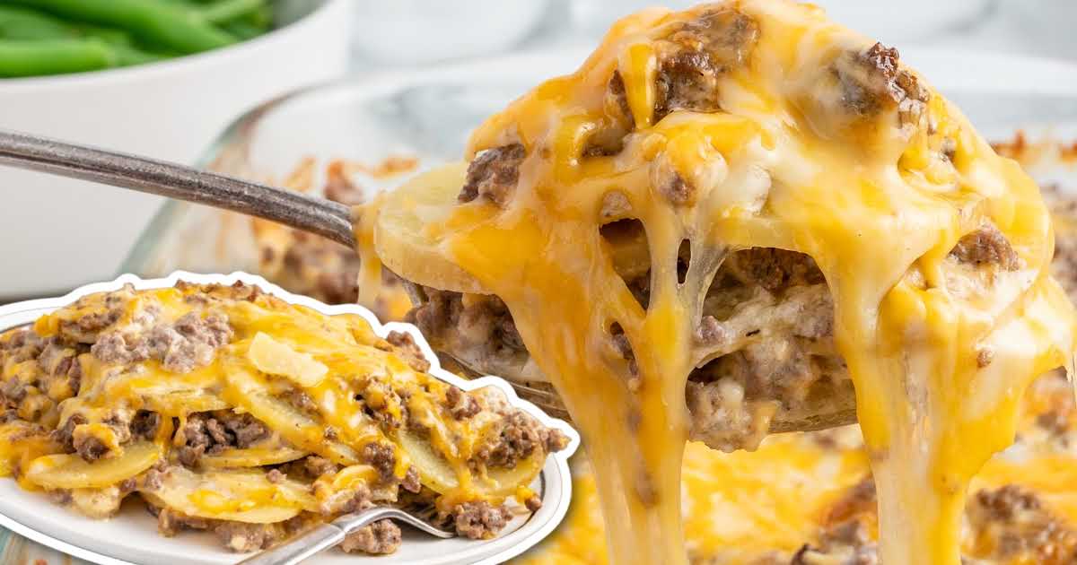 Hamburger and Potato Casserole - Spaceships and Laser Beams