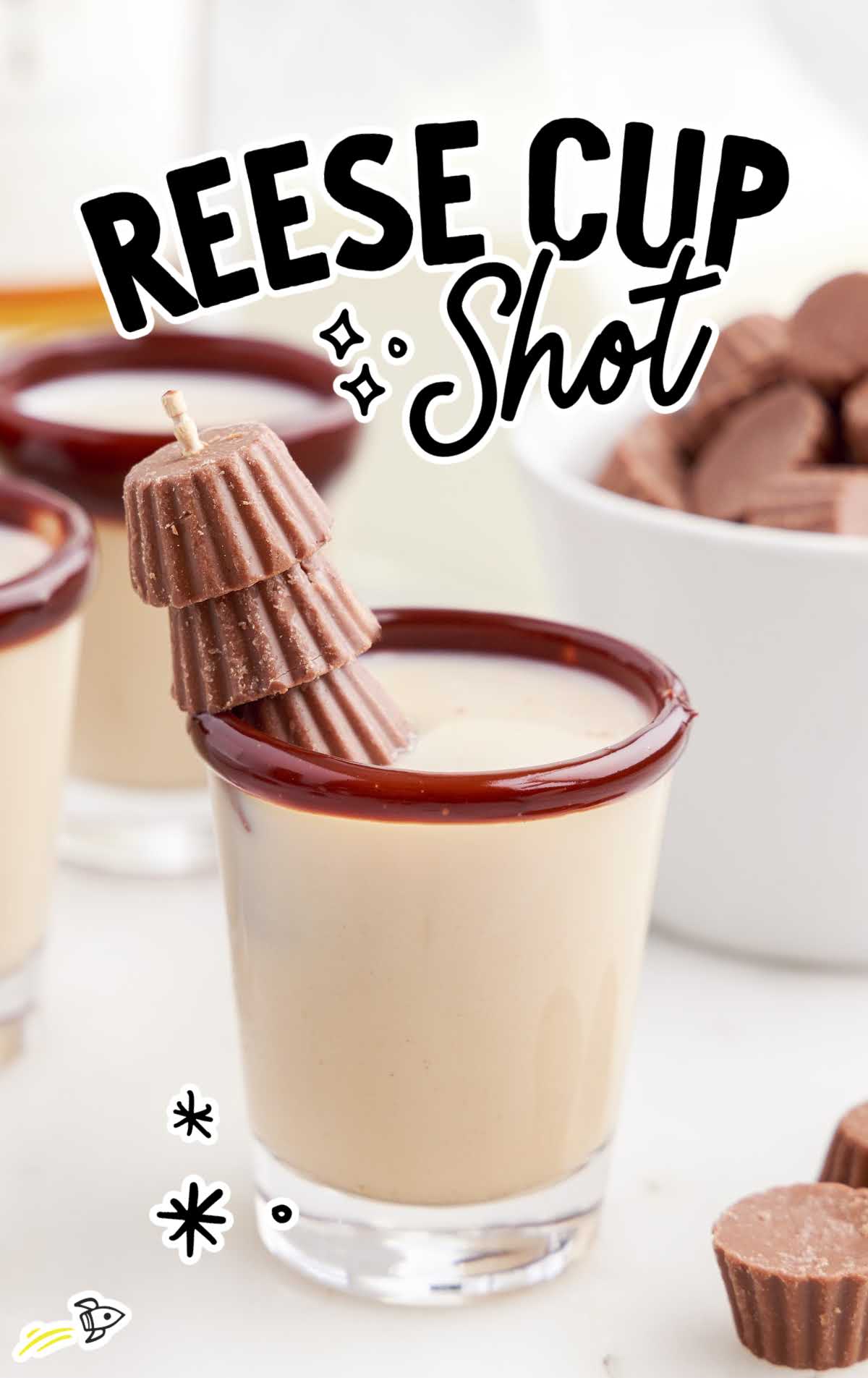 a close up shot of Reese Cup Shot
