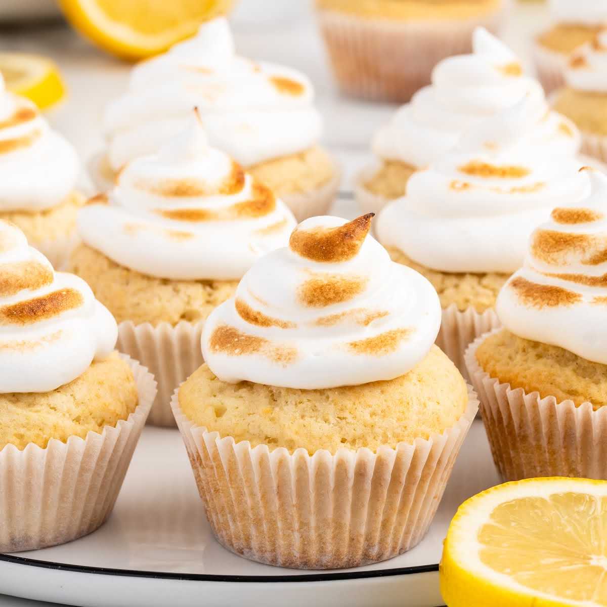 Lemon Meringue Cupcakes - Spaceships and Laser Beams