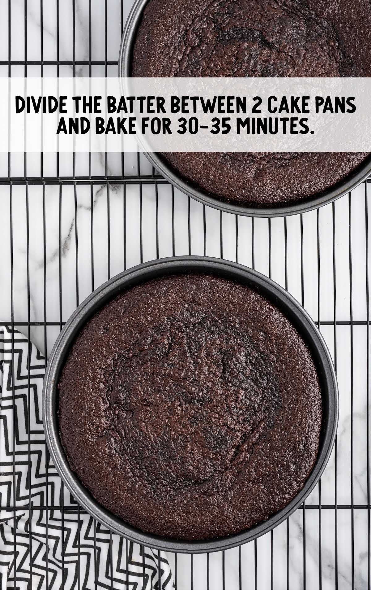 batter baked for 30 to 35 minutes