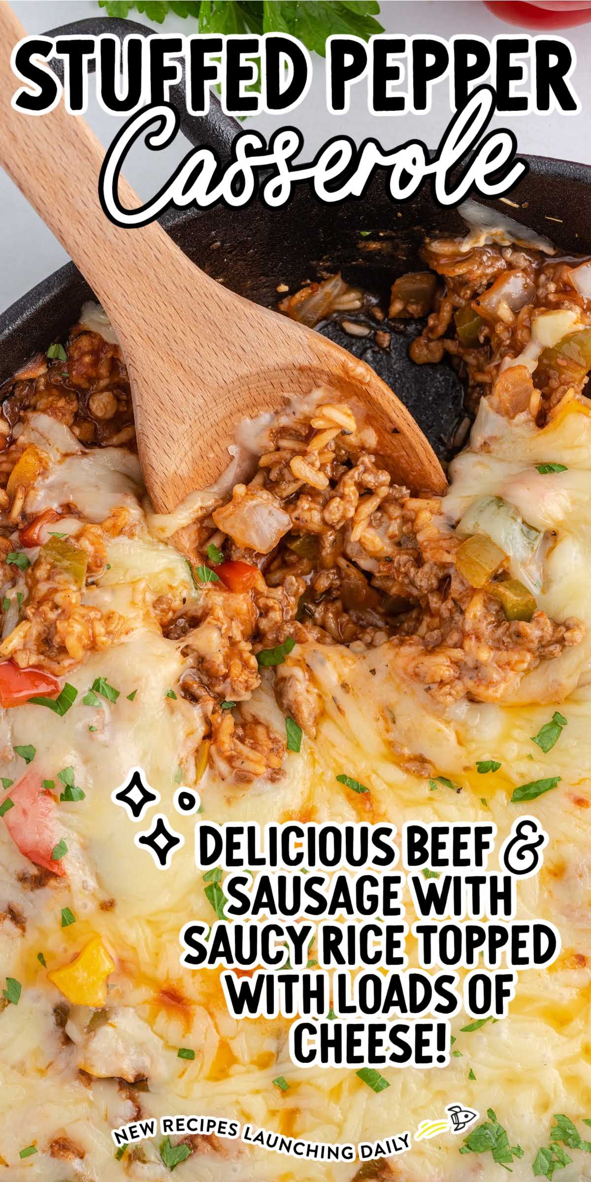 Stuffed Pepper Casserole - Spaceships and Laser Beams