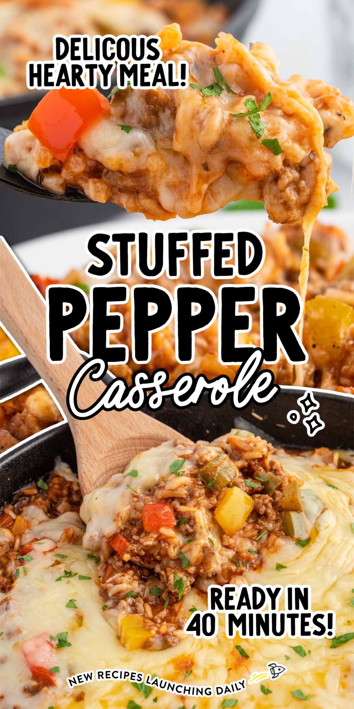 Stuffed Pepper Casserole - Spaceships and Laser Beams
