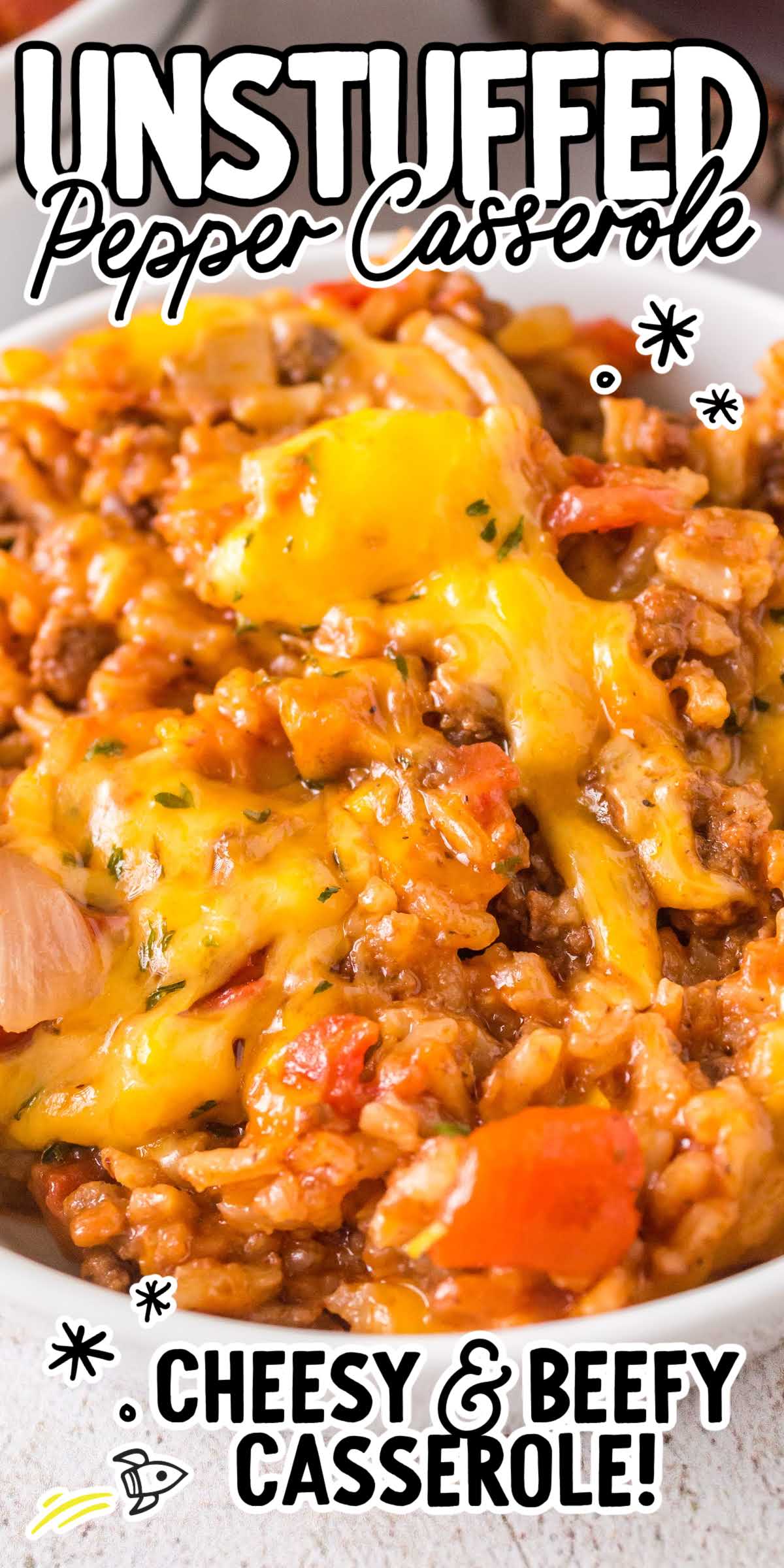 Unstuffed Pepper Casserole - Spaceships and Laser Beams