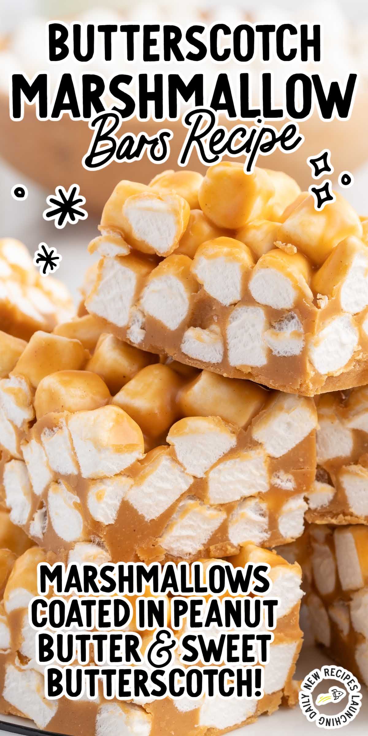 Butterscotch Marshmallow Bars - Spaceships and Laser Beams