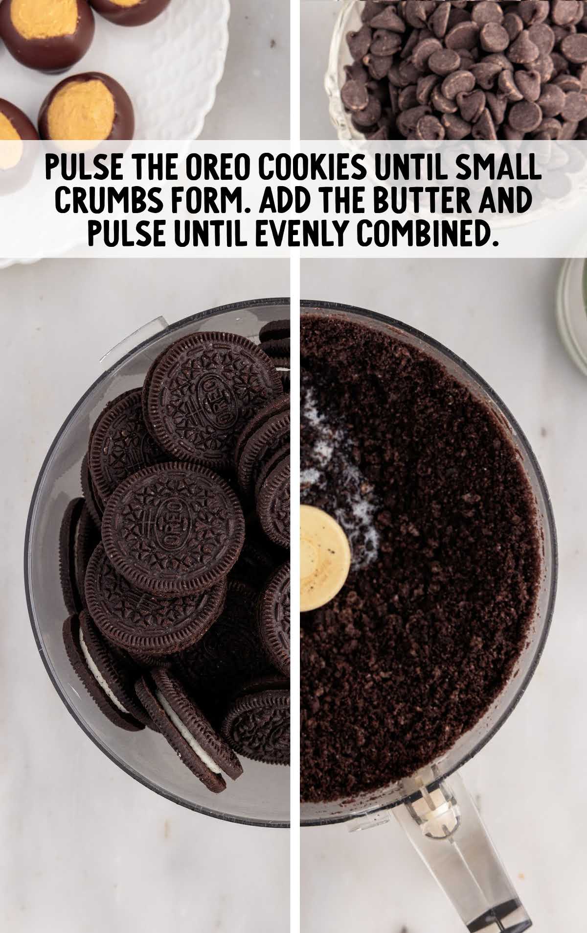 oreo cookies pulsed until small crumbs form