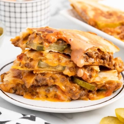 Cheeseburger Quesadilla - Spaceships and Laser Beams