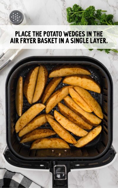 Air Fryer Potato Wedges - Spaceships and Laser Beams