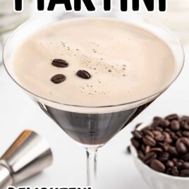 a close-up shot of Espresso Martini