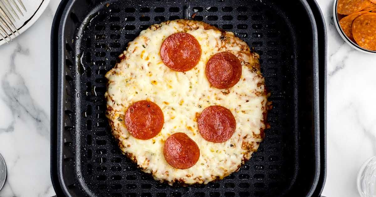 Air Fryer Frozen Pizza Recipe - How To Cook Frozen Pizza In The