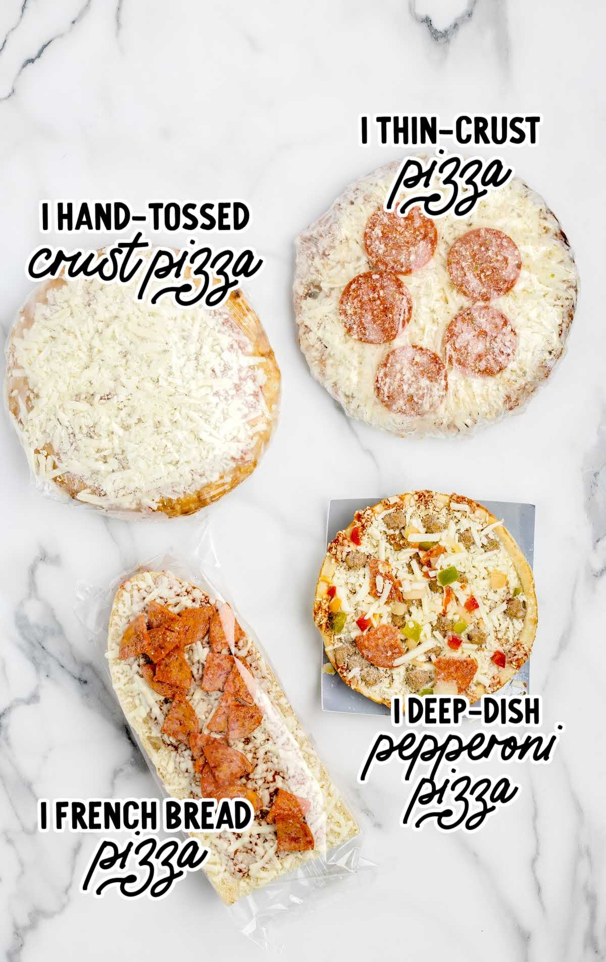 frozen pizza in air fryer raw ingredients that are labeled 
