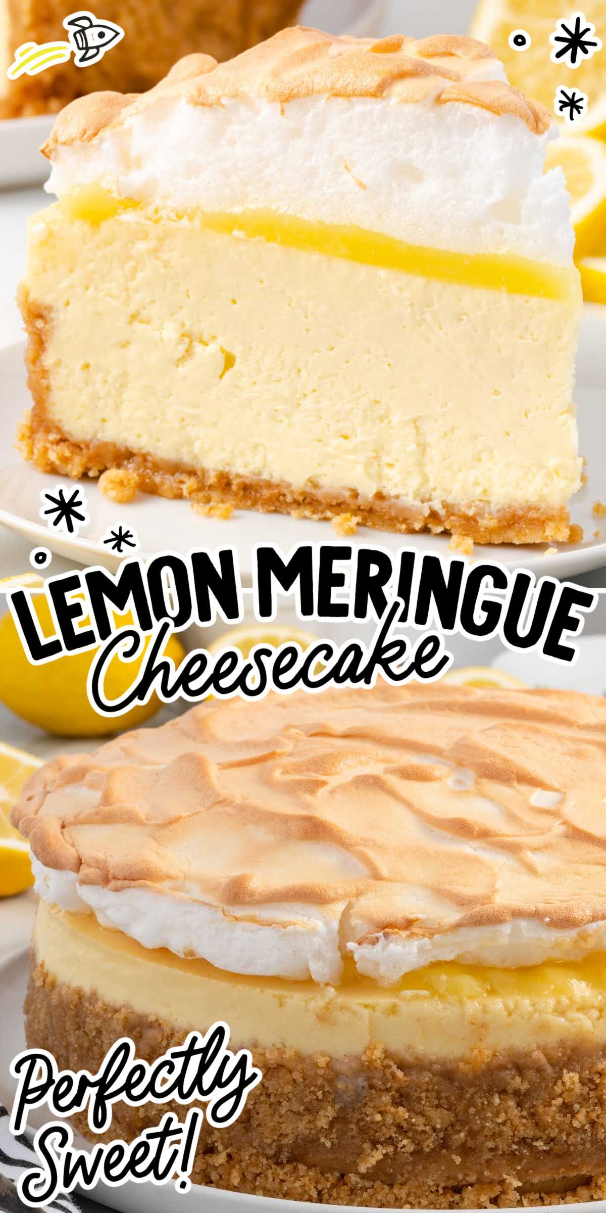 Lemon Meringue Cheesecake - Spaceships and Laser Beams