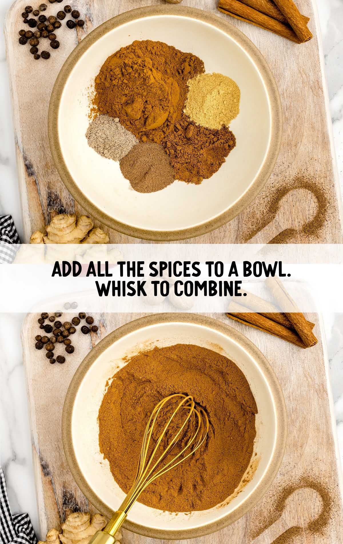 all the spices whisked together in a bowl