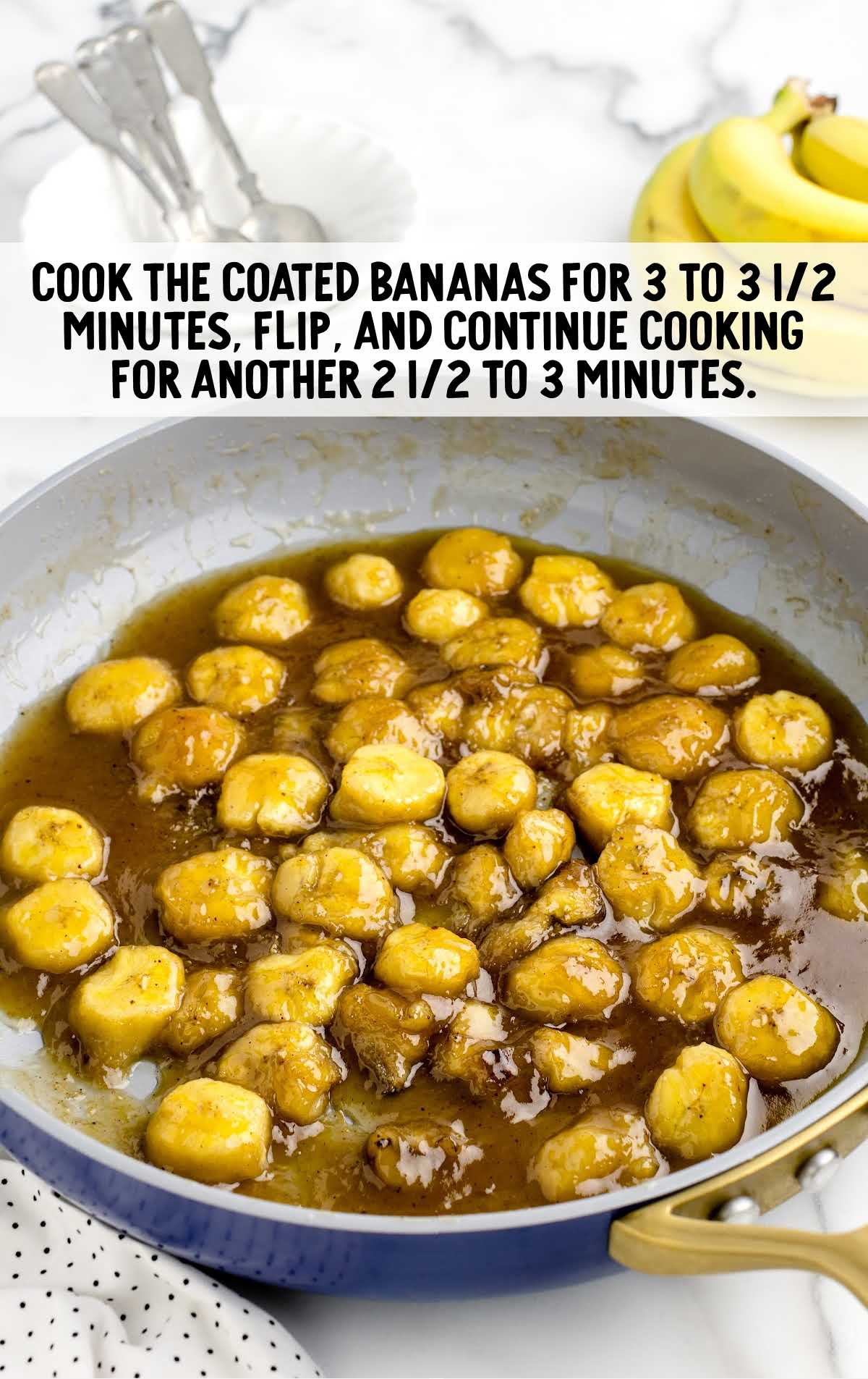 coated bananas cooked