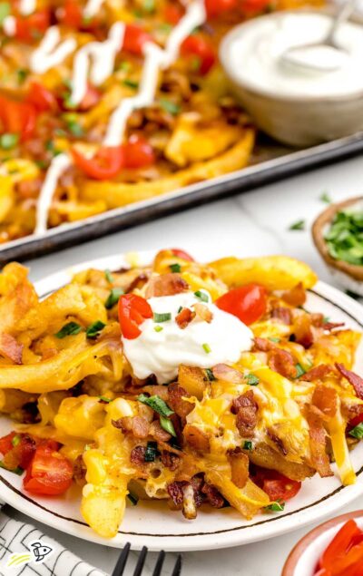 Loaded Fries Recipe - Spaceships and Laser Beams