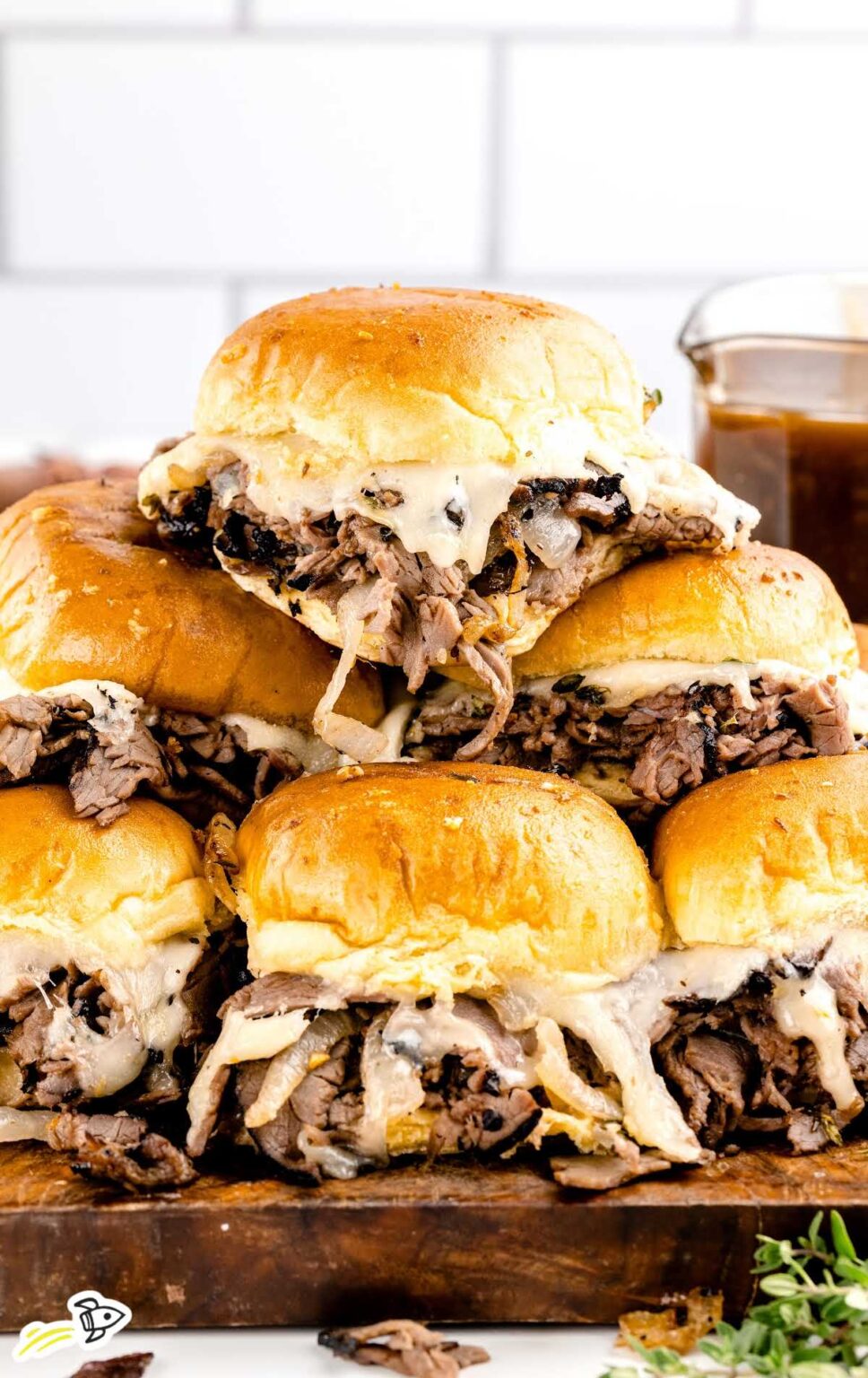 French Dip Sliders - Spaceships and Laser Beams