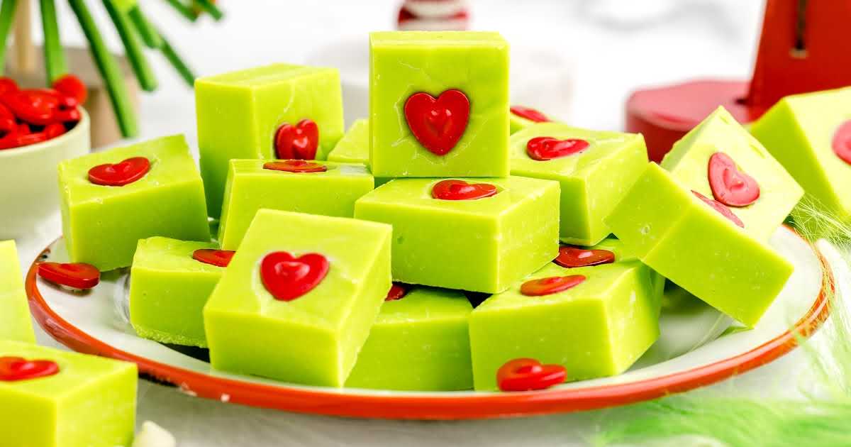 Easy Grinch Fudge Recipe - Far From Normal