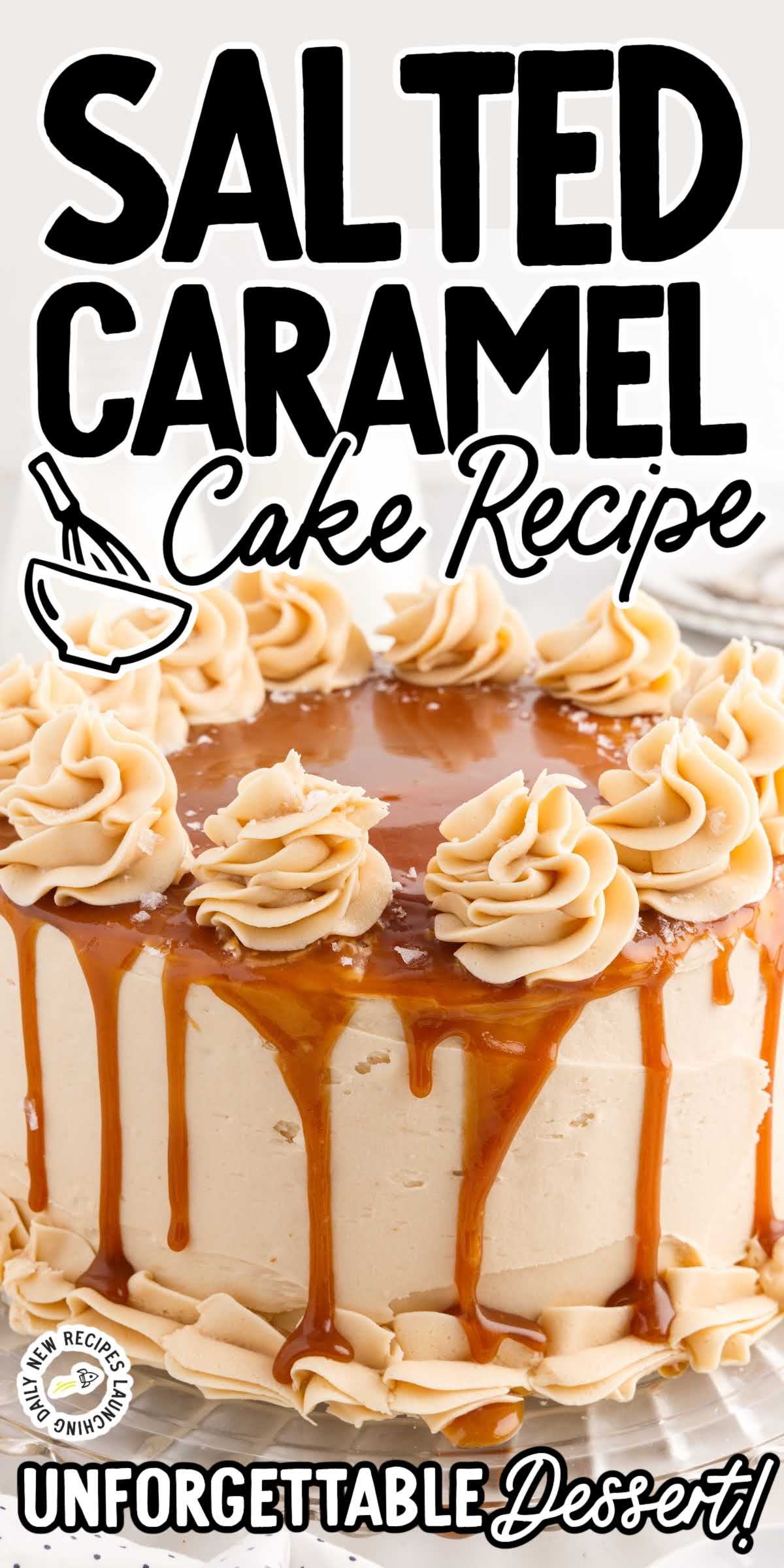 Salted Caramel Cake - Spaceships and Laser Beams