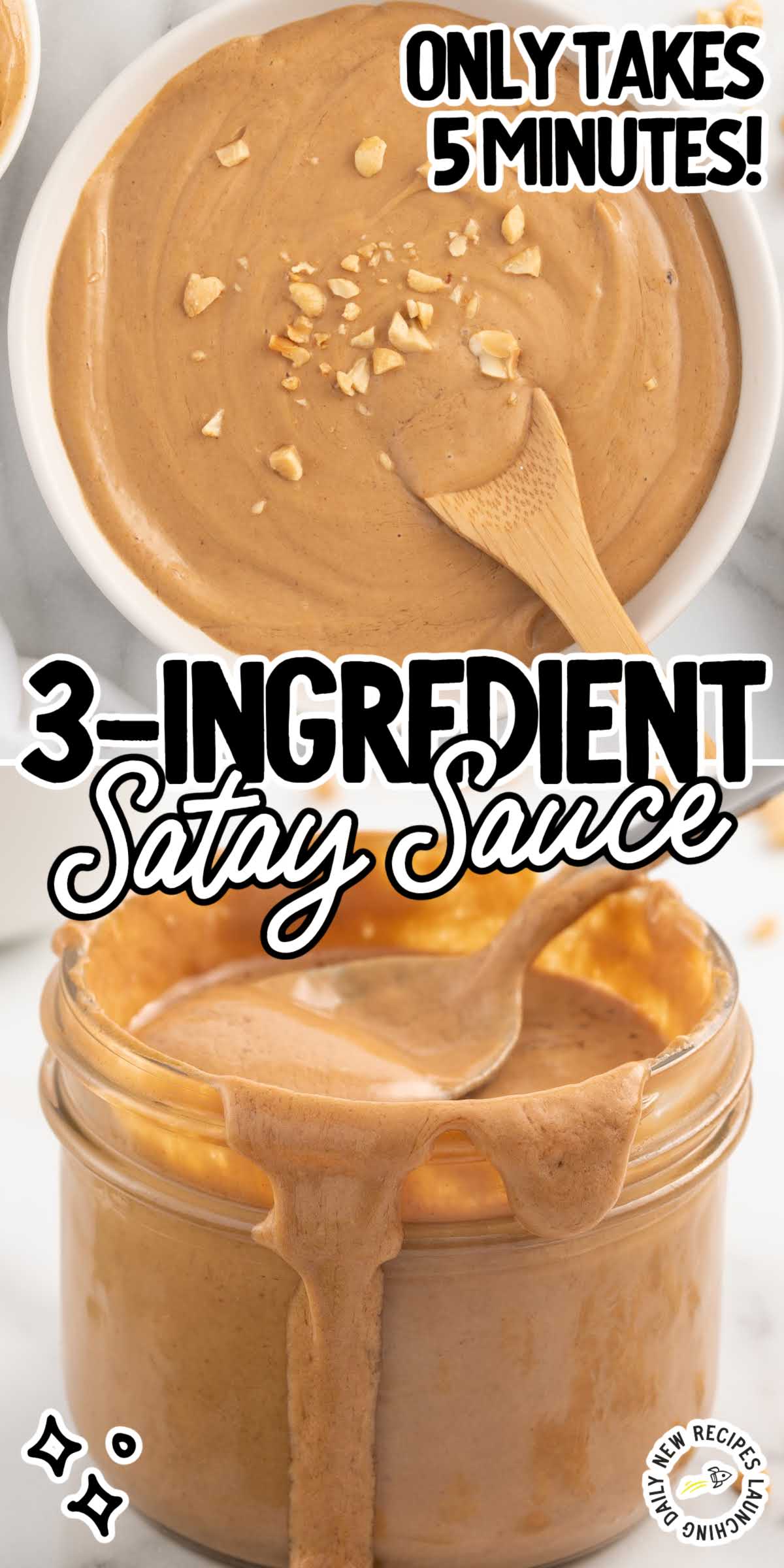 3 Ingredient Satay Sauce Spaceships and Laser Beams