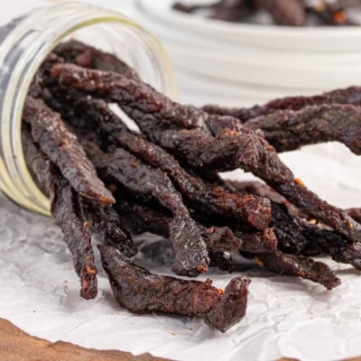 Air Fryer Beef Jerky - Spaceships and Laser Beams