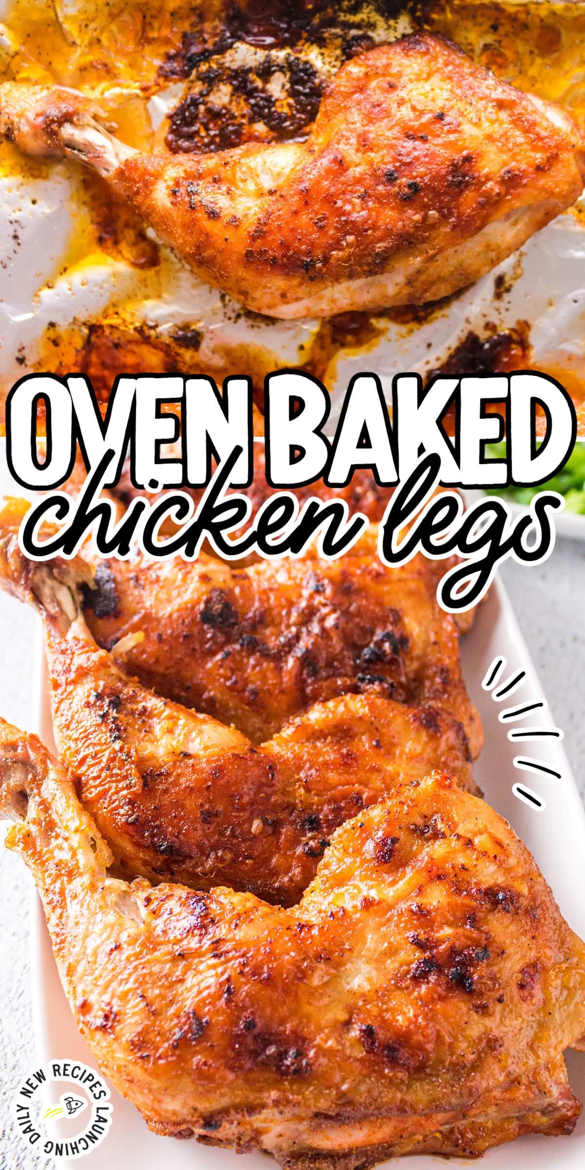 Baked Chicken Legs - Spaceships and Laser Beams