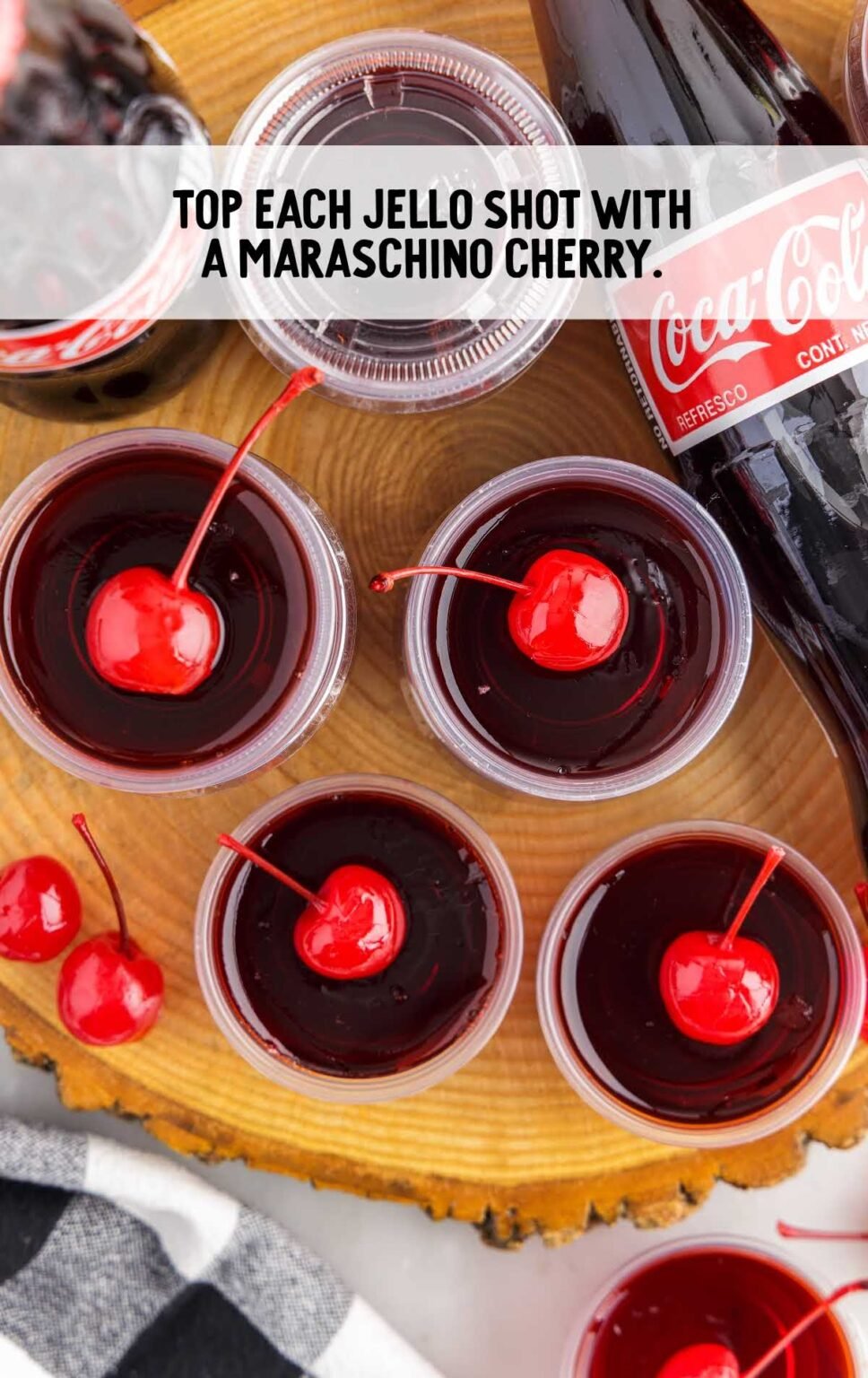 Cherry Coke Jello Shots - Spaceships and Laser Beams