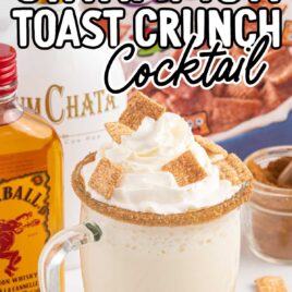 close up shot of Cinnamon Toast Crunch Cocktail