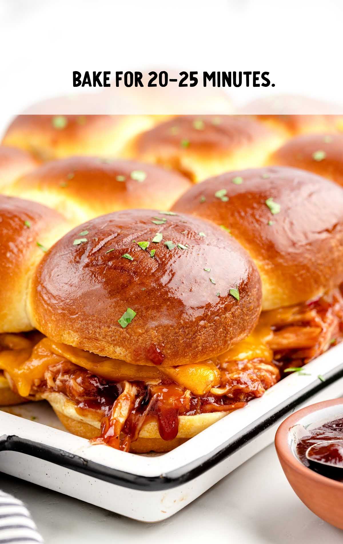 sliders baked on a baking dish