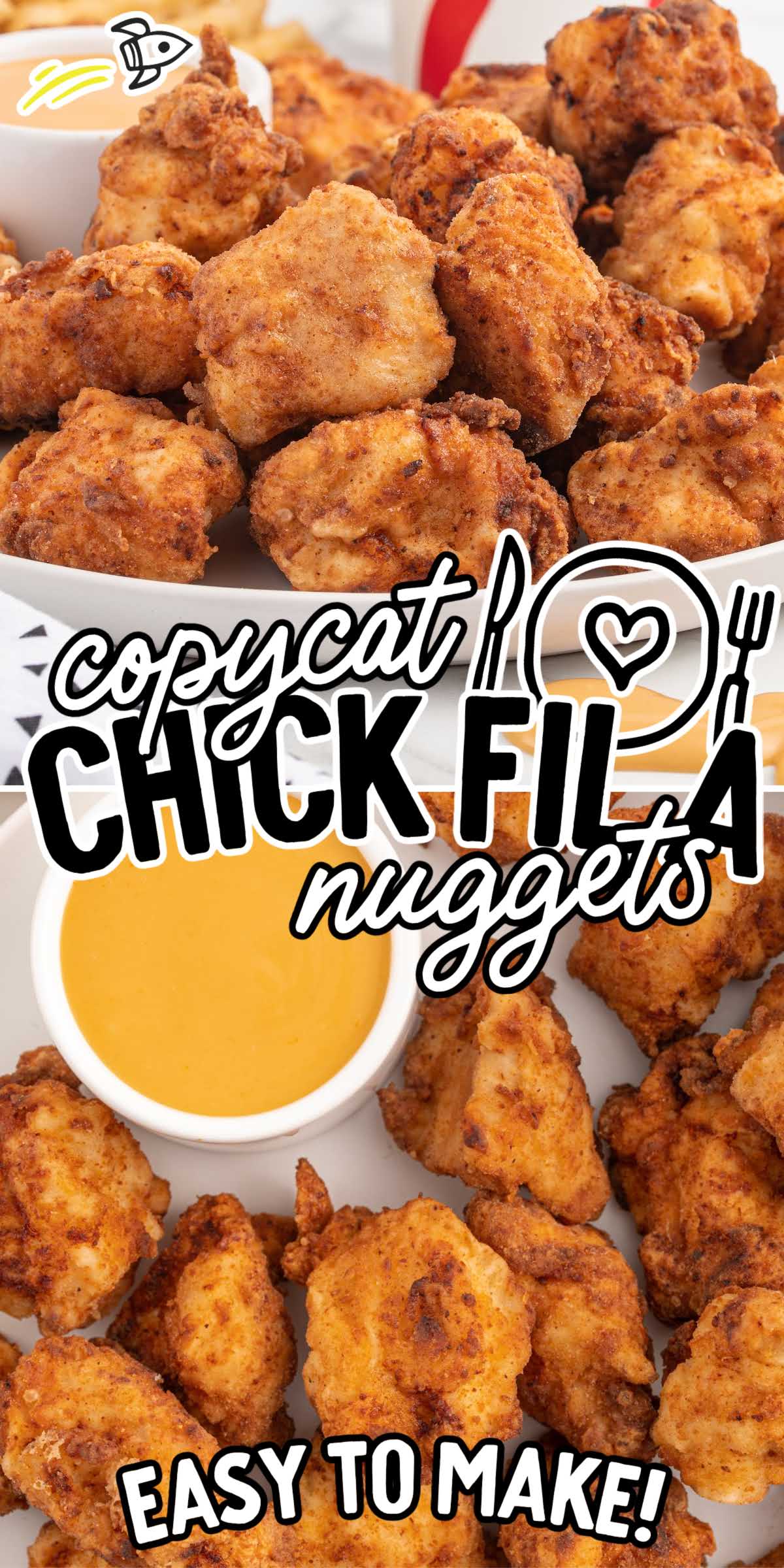 Copycat Chick Fil A Nuggets - Spaceships and Laser Beams