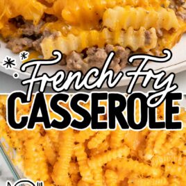 French Fry Casserole in a baking dish