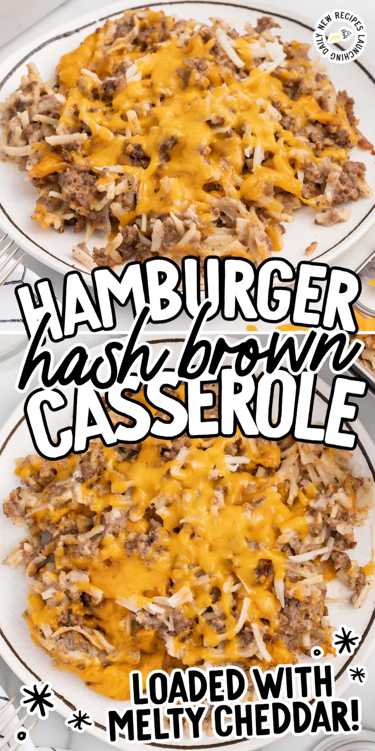 Hamburger Hash Brown Casserole - Spaceships and Laser Beams