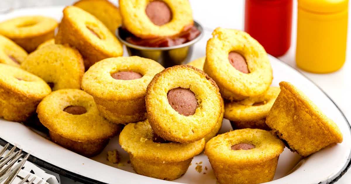 Nathan's mini 2025 corn dogs