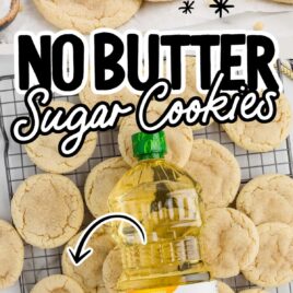 sugar cookies on a cooling rack with safflower oil