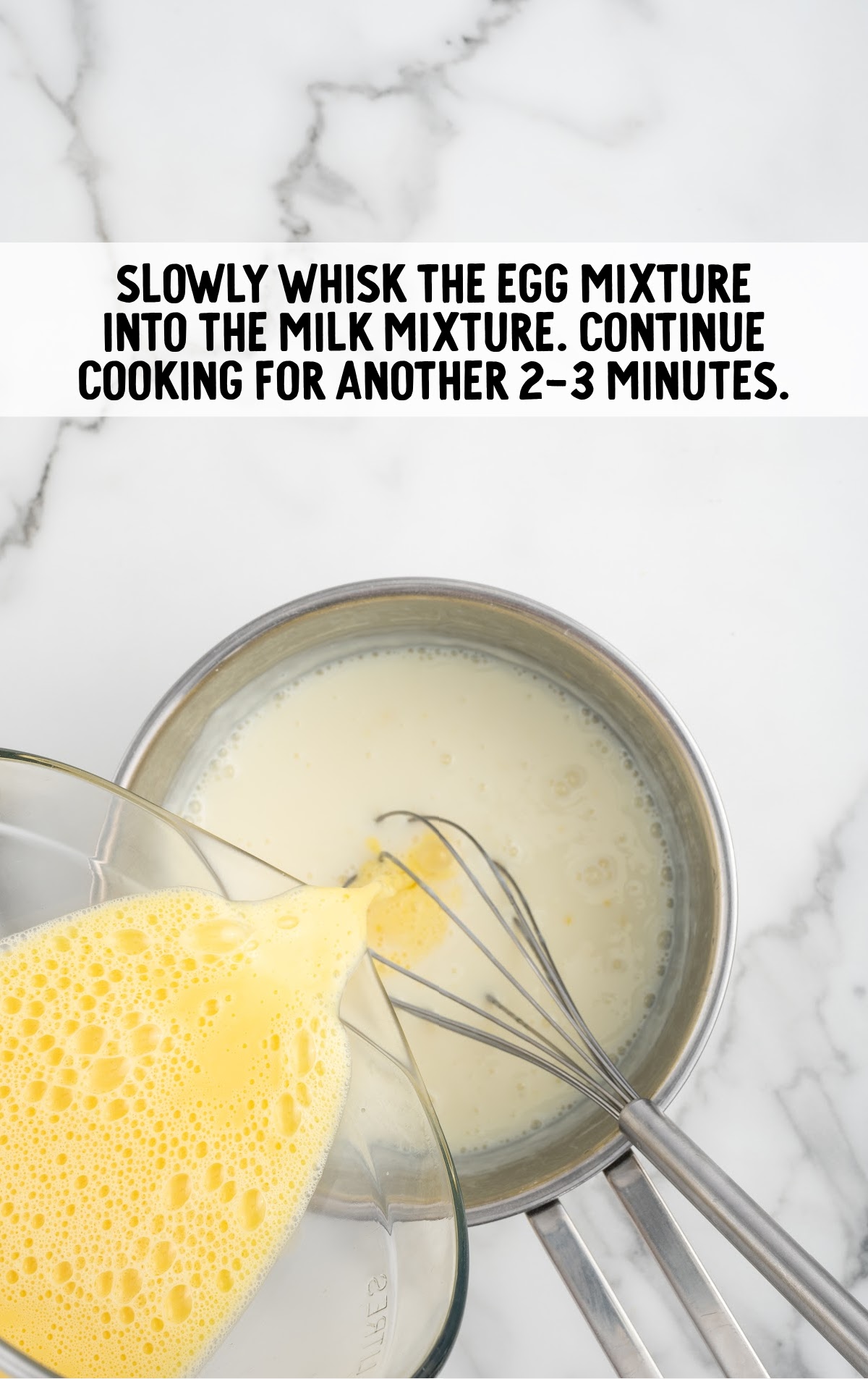 egg mixture for lemon custard