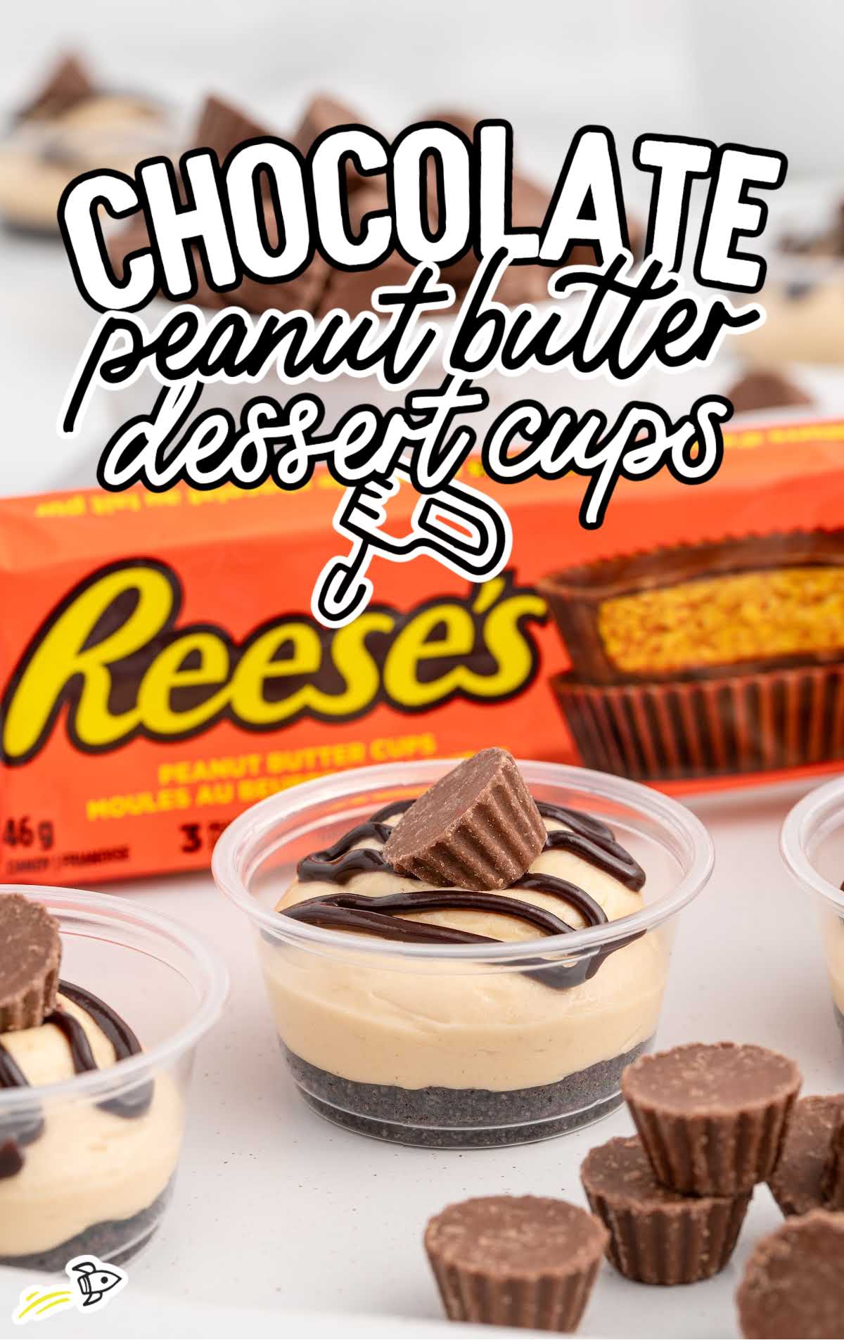 close up shots of Chocolate Peanut Butter Cups