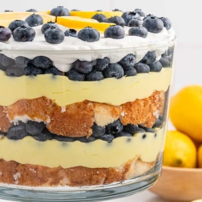 Lemon Blueberry Trifle - Spaceships and Laser Beams