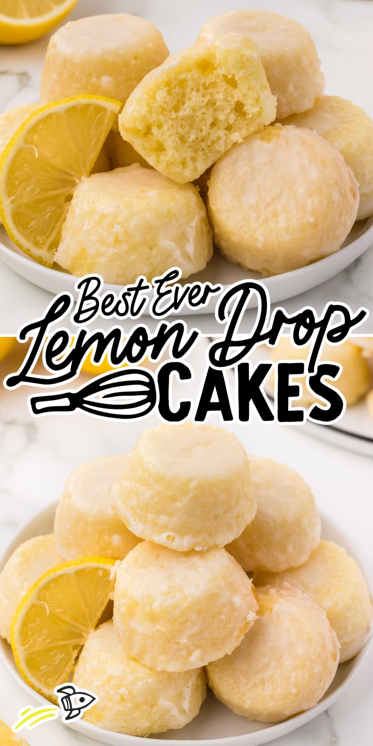 Lemon Drop Cakes - Spaceships and Laser Beams