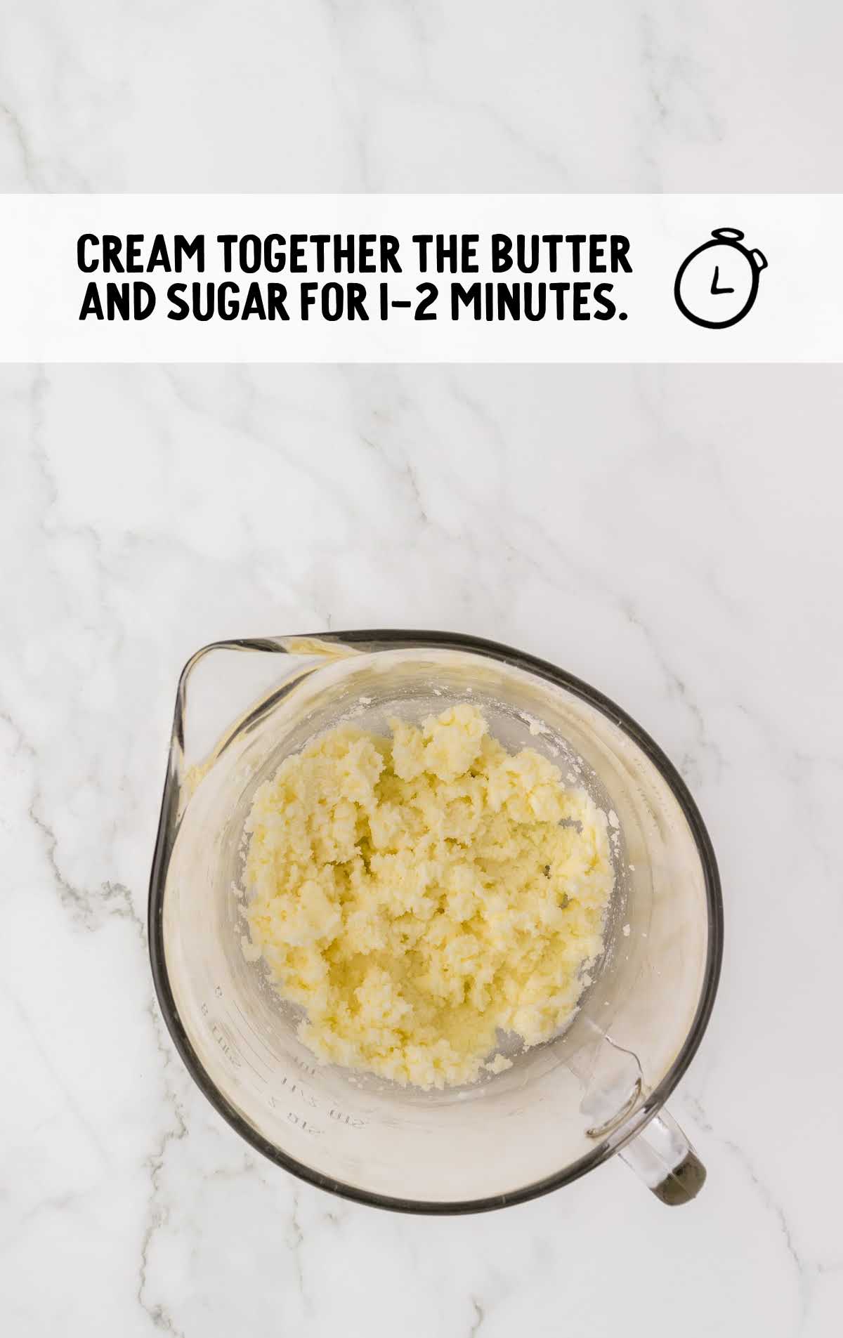 sugar and butter combined in a measuring cup