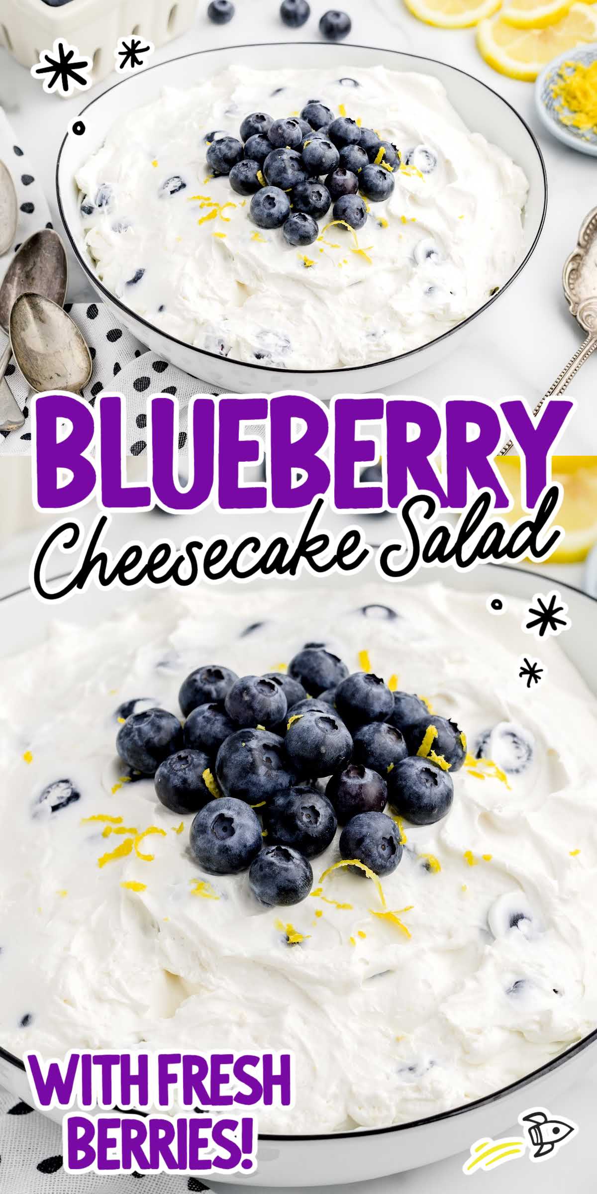 Blueberry Cheesecake Salad - Spaceships and Laser Beams